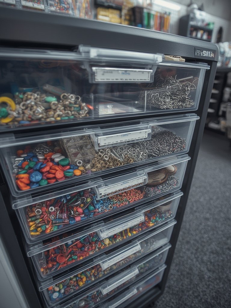 drawer organizer in action