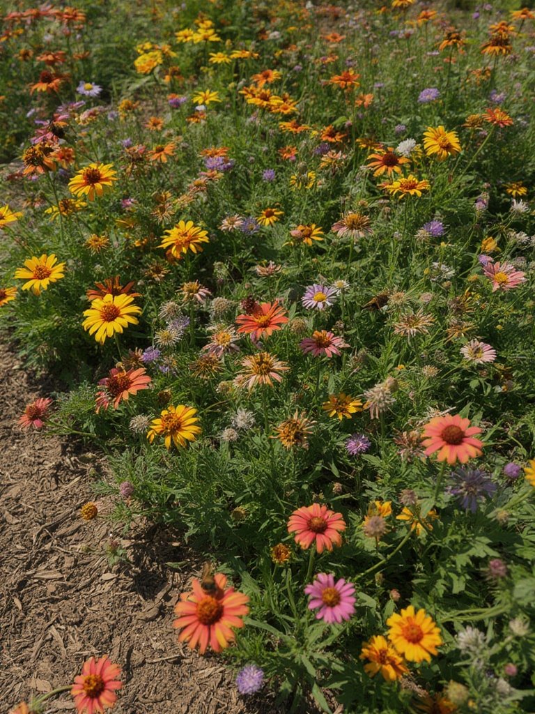 wildflower seeds in action
