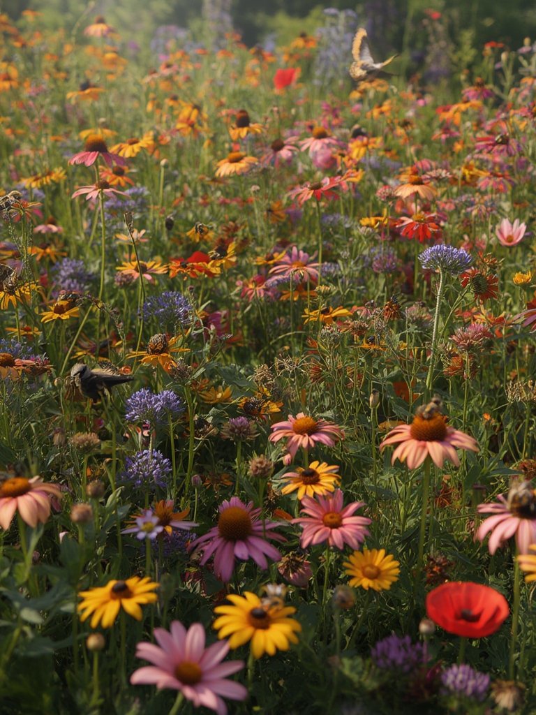 wildflower seeds in action