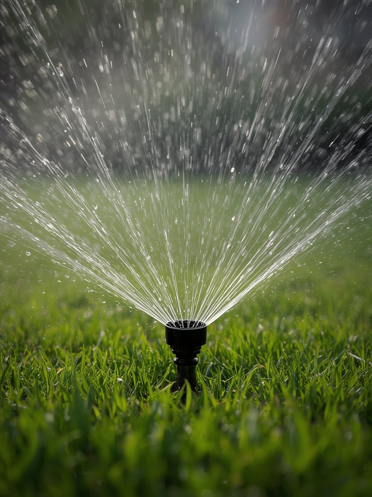 impact sprinkler in action