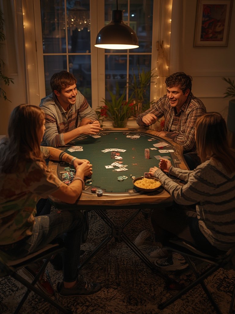 Flash Furniture Madison Folding Card Table Set for Game Nights and Extra Guests: Worth It? 2 folding table in action