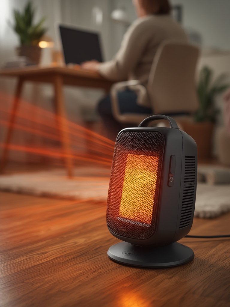 ceramic heater in action