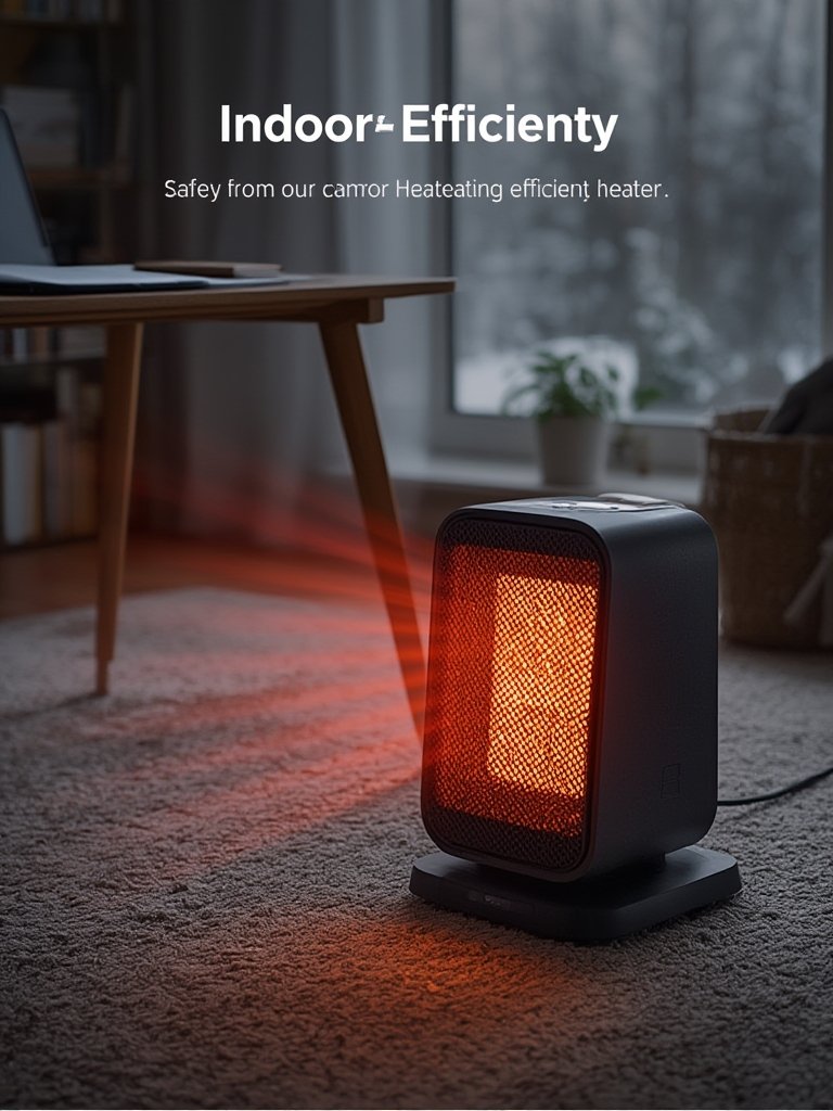 space heater in action