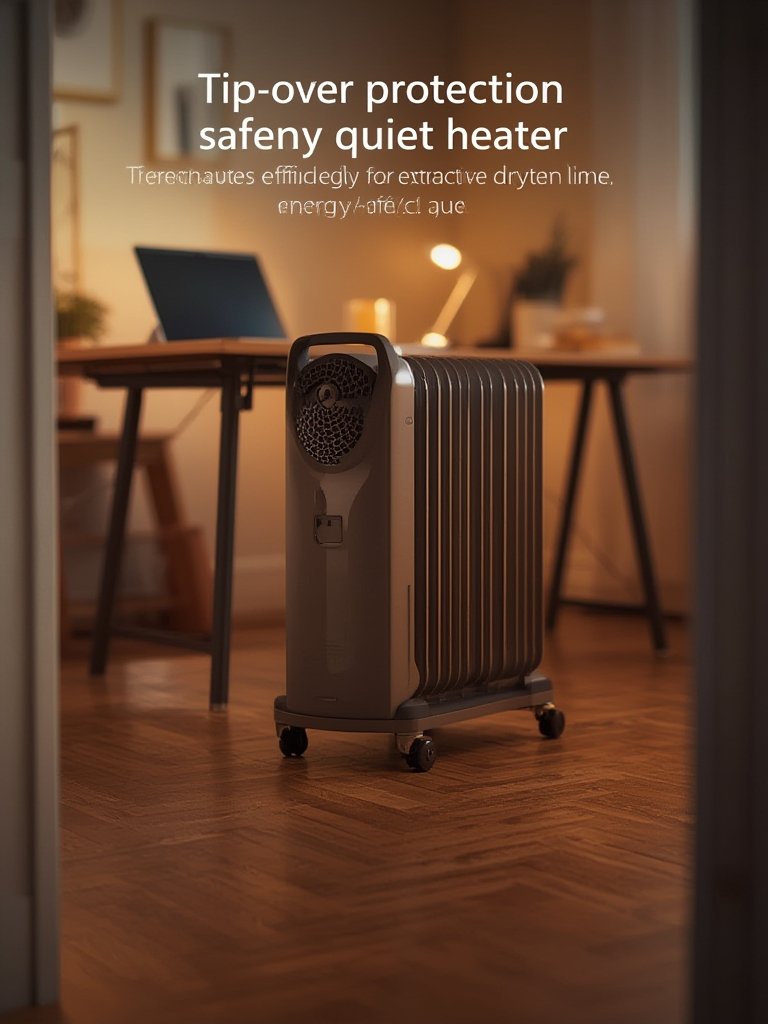 oil heater in action