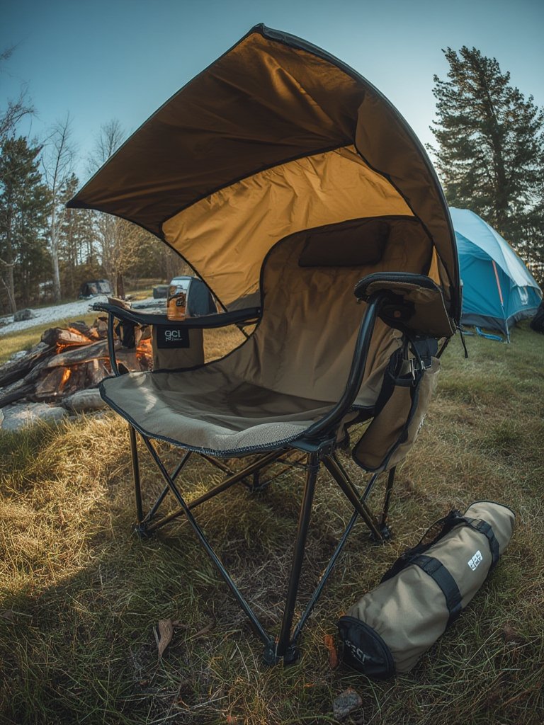 outdoor rocker in action