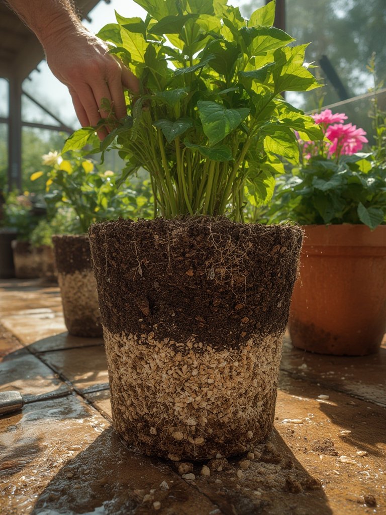 perlite soil in action