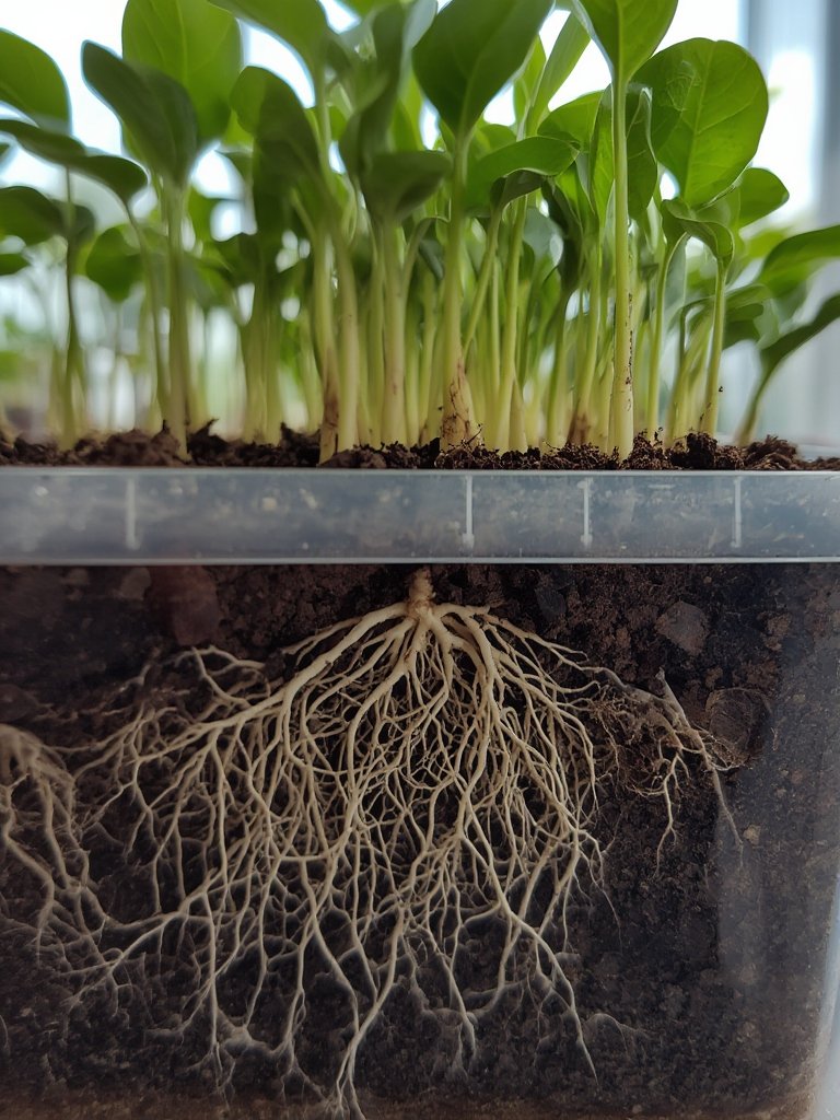 seed starting in action