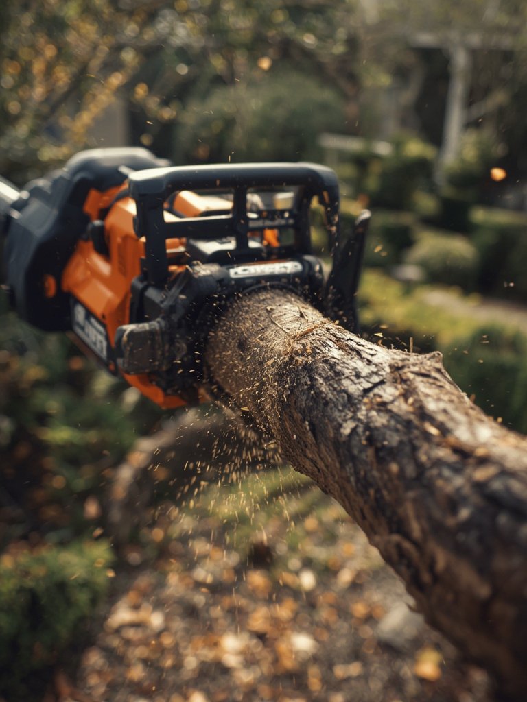 cordless pole in action