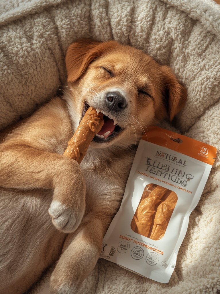 puppy teething in action