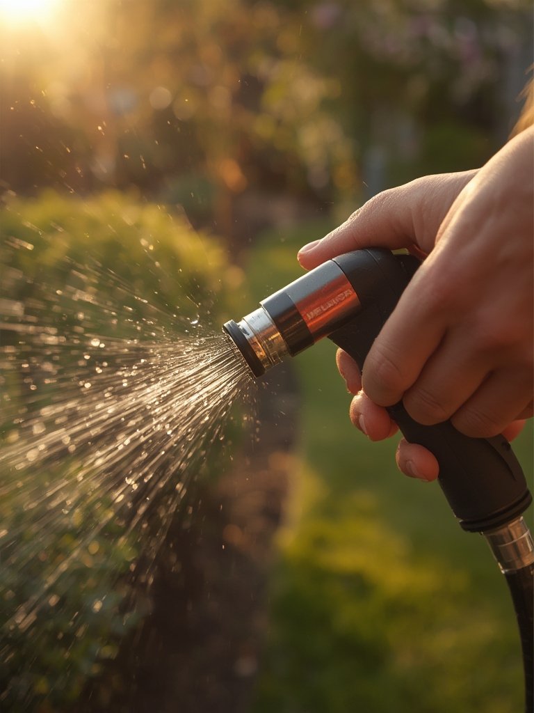 hose connector in action