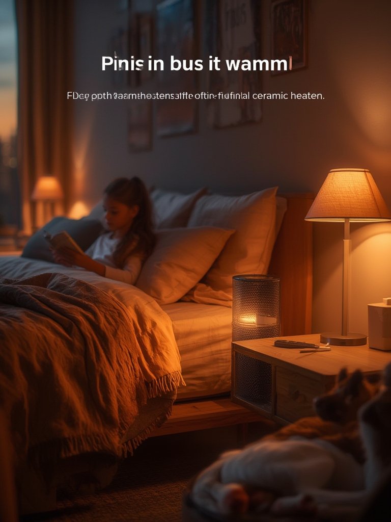 space heater in action