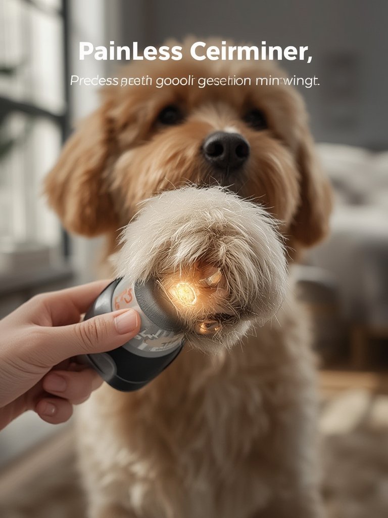 dog grinder in action