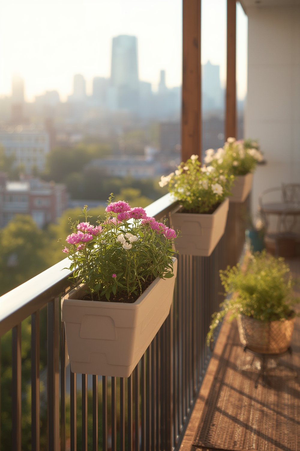 railing planter product view