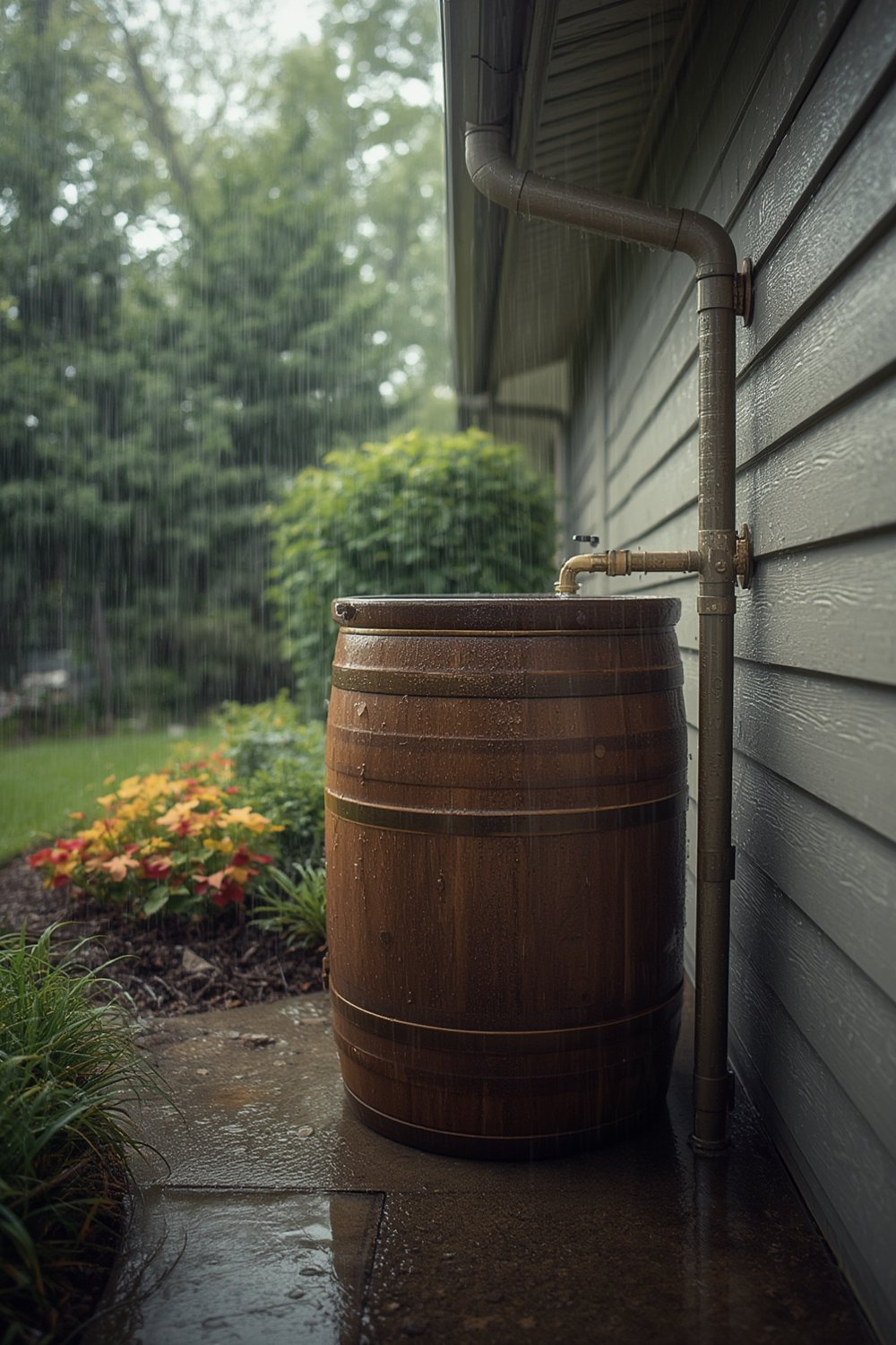 rain barrel product view