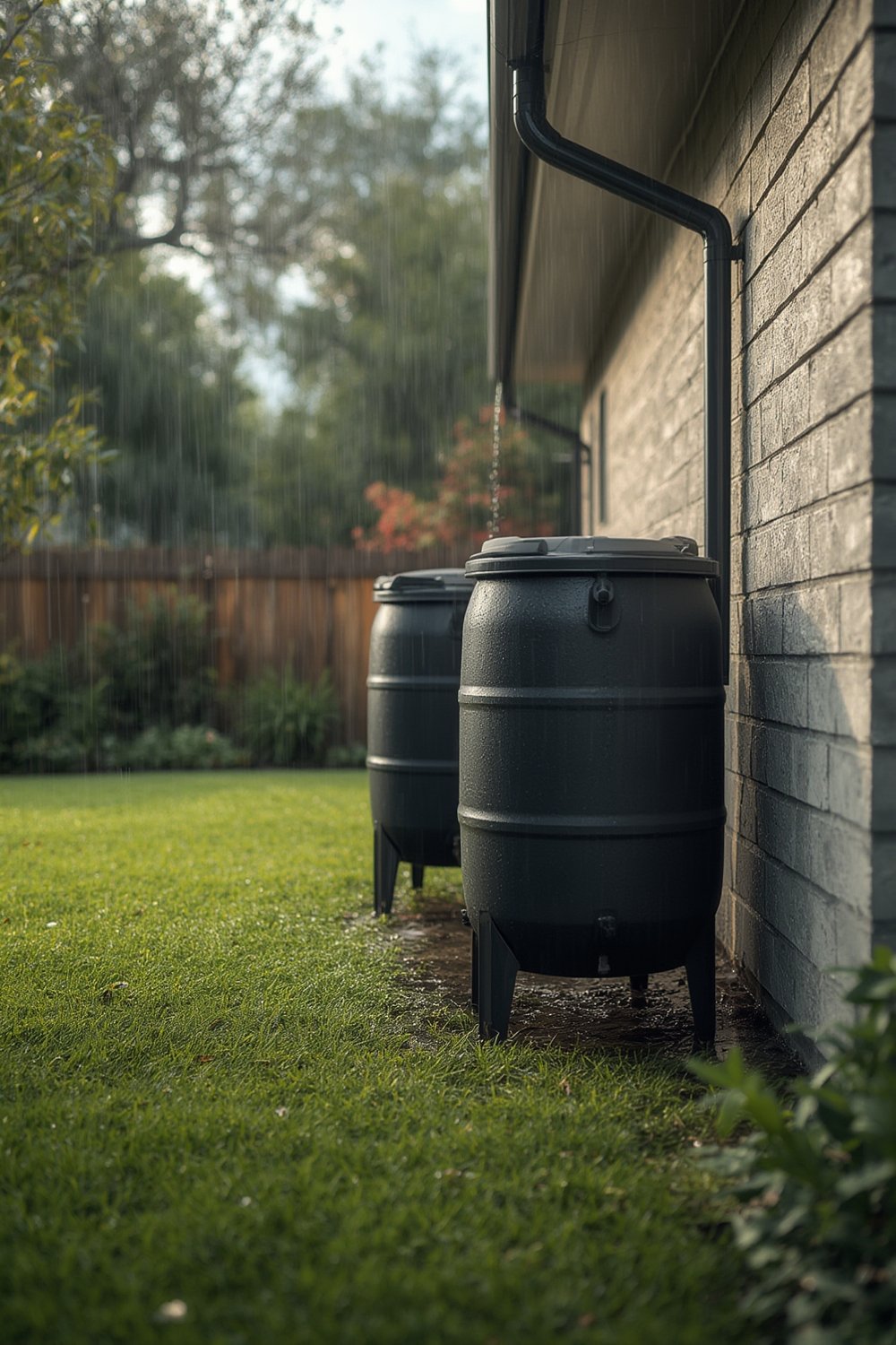 rain barrel product view