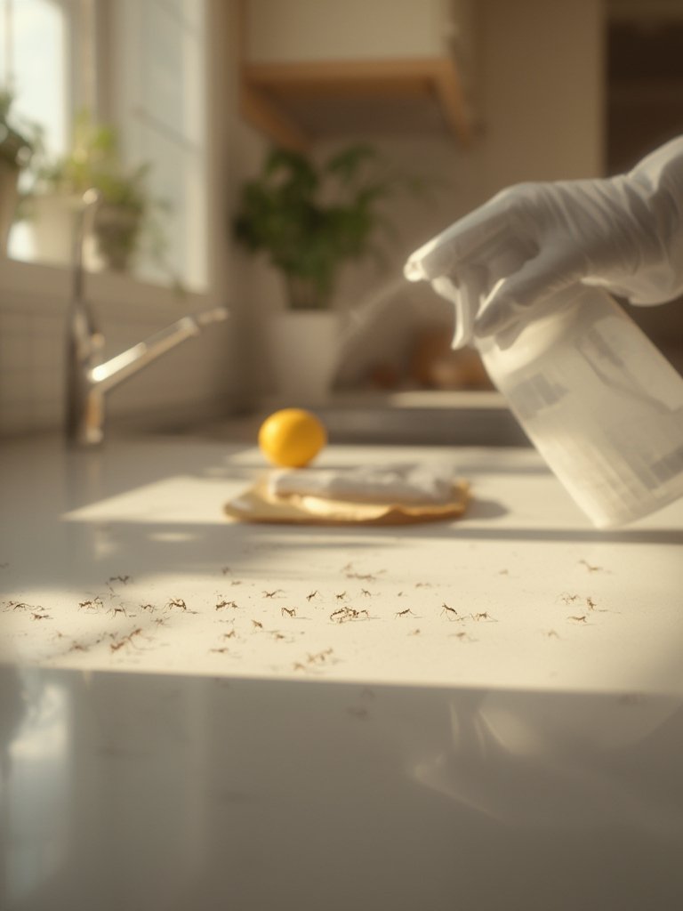 Ant killer in action