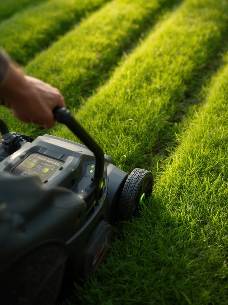 Is the EGO Power+ Touch Drive Mower Good for Small Yards and Moderate Slopes? 2 electric mower in action
