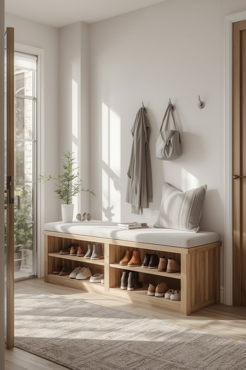 VASAGLE CUSTOS Shoe Bench Review: Good for Small Entryways? 1 shoe bench product view