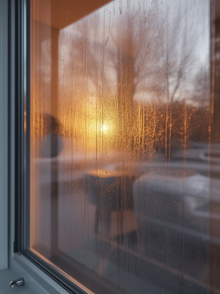 Frost King V73/4T Shrink Film Window Insulation Kit: Draft Seal for Up to 4 Windows 2 window insulation in action