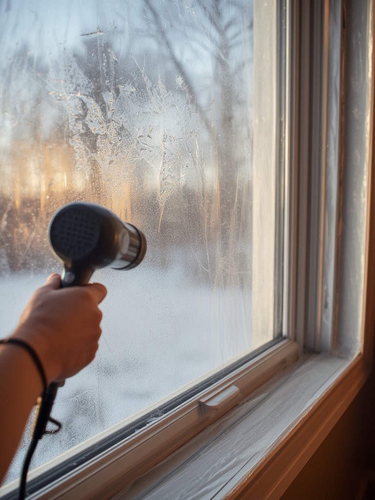 window insulation in action