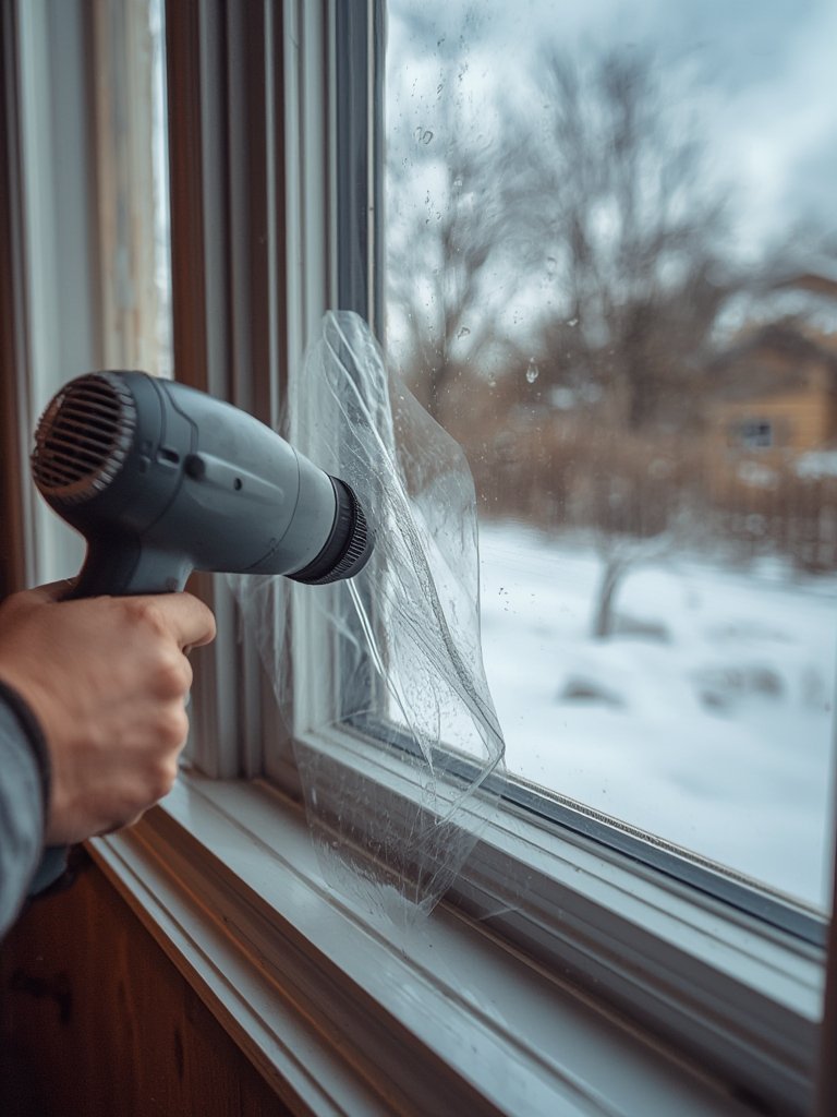 Duck Max Strength Shrink Window Film Kit Review (2026): Clear Draft-Blocking Window Insulation 2 window insulation in action