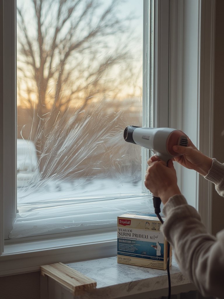 window insulation in action