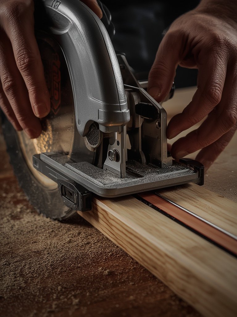 Skate Plate Circular Saw Guide: Perfect Rips Without a Track Saw or Crooked Cuts 3 skate plate circular saw guide - Illustration 2