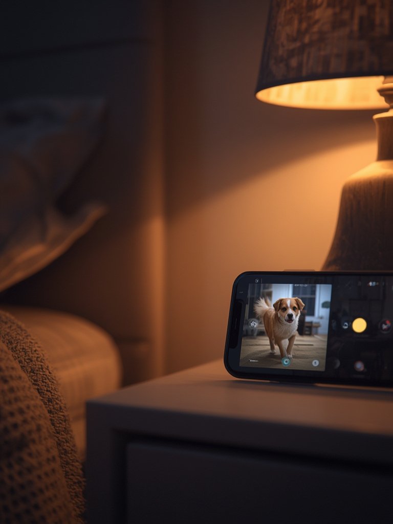 indoor camera in action