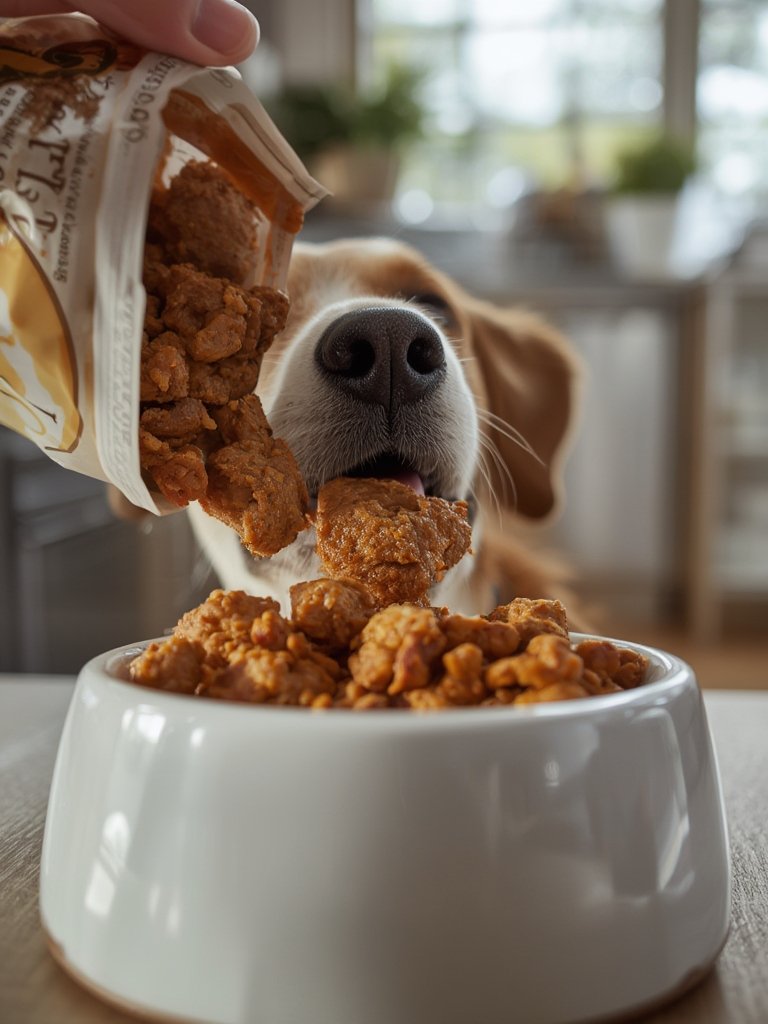 meaty dogfood in action