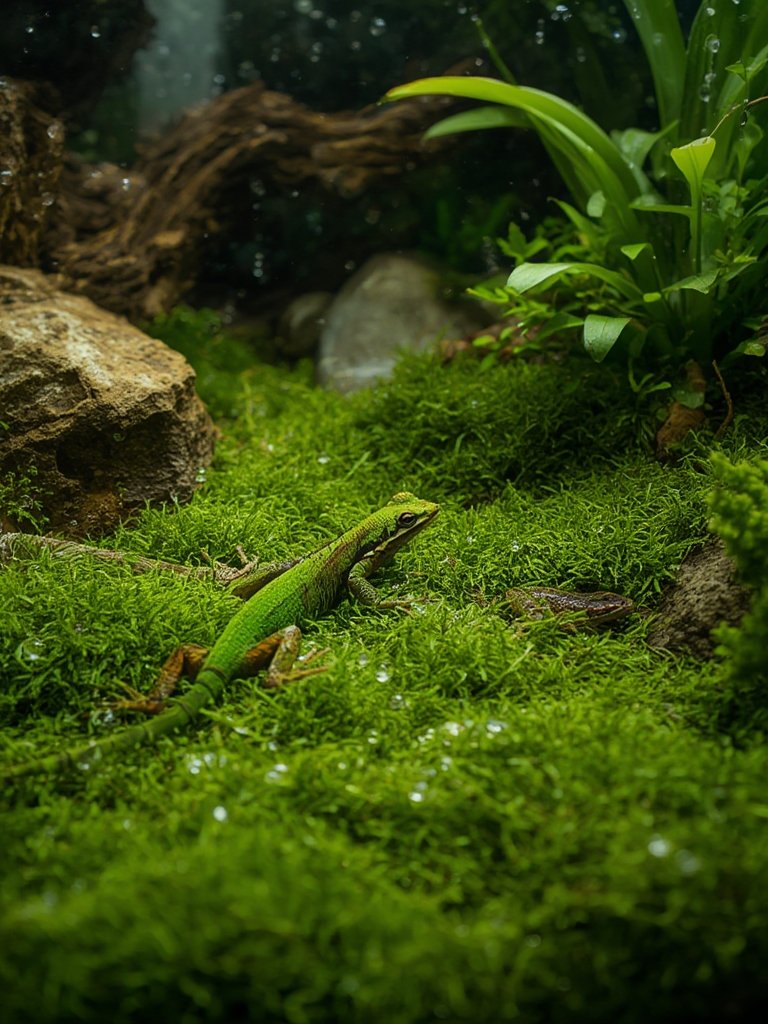 terrarium moss in action