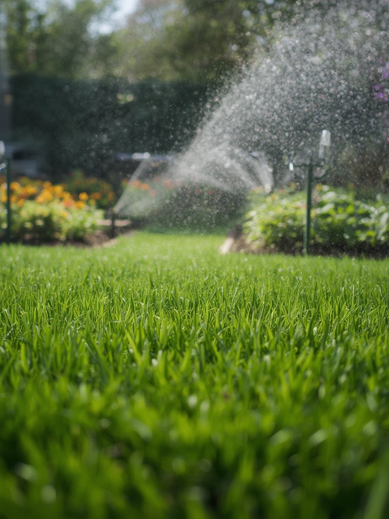 smart sprinkler in action