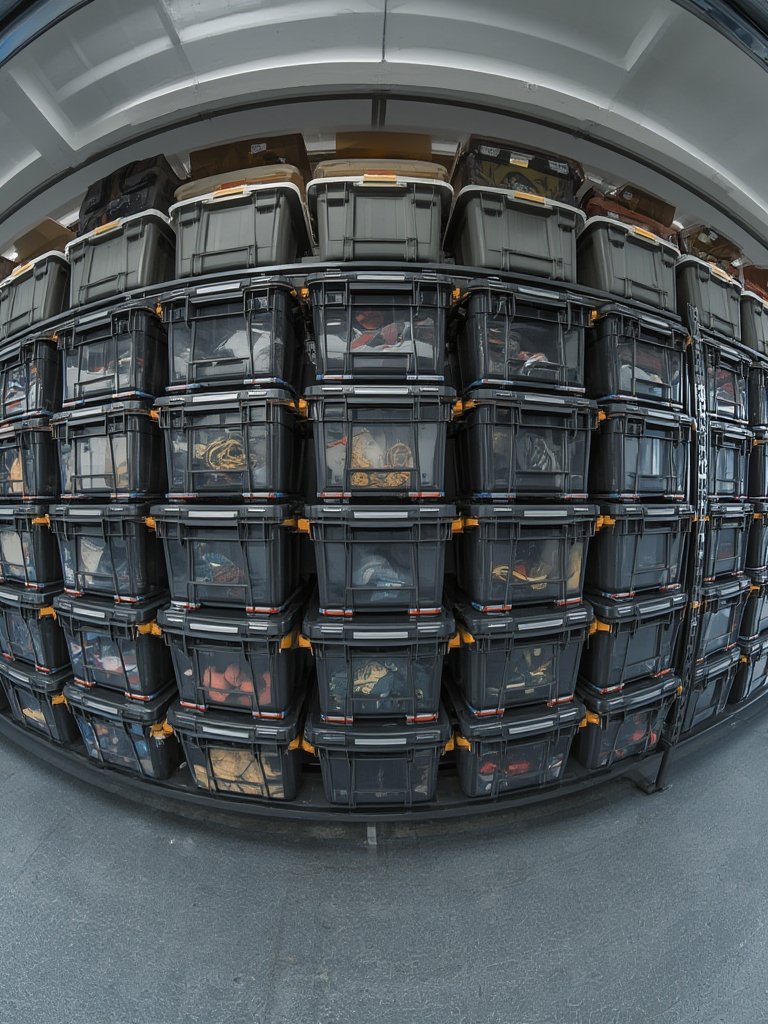 garage storage in action