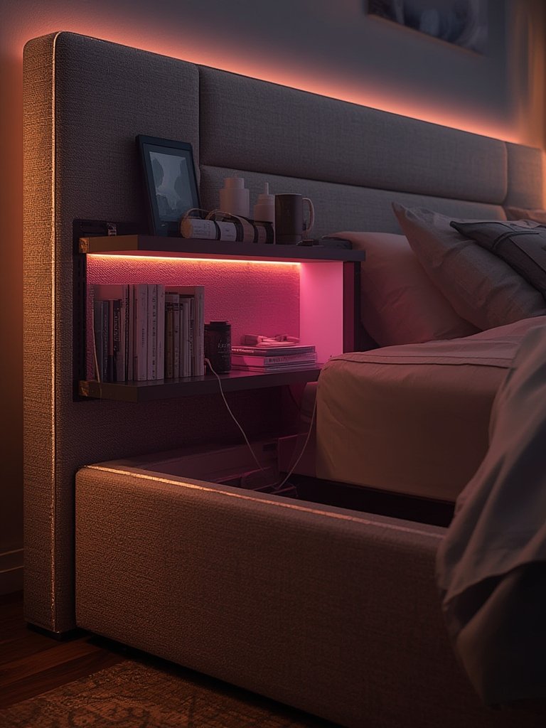 Seventable Bed Frame Review: Worth It for Storage? 2 bed frame in action