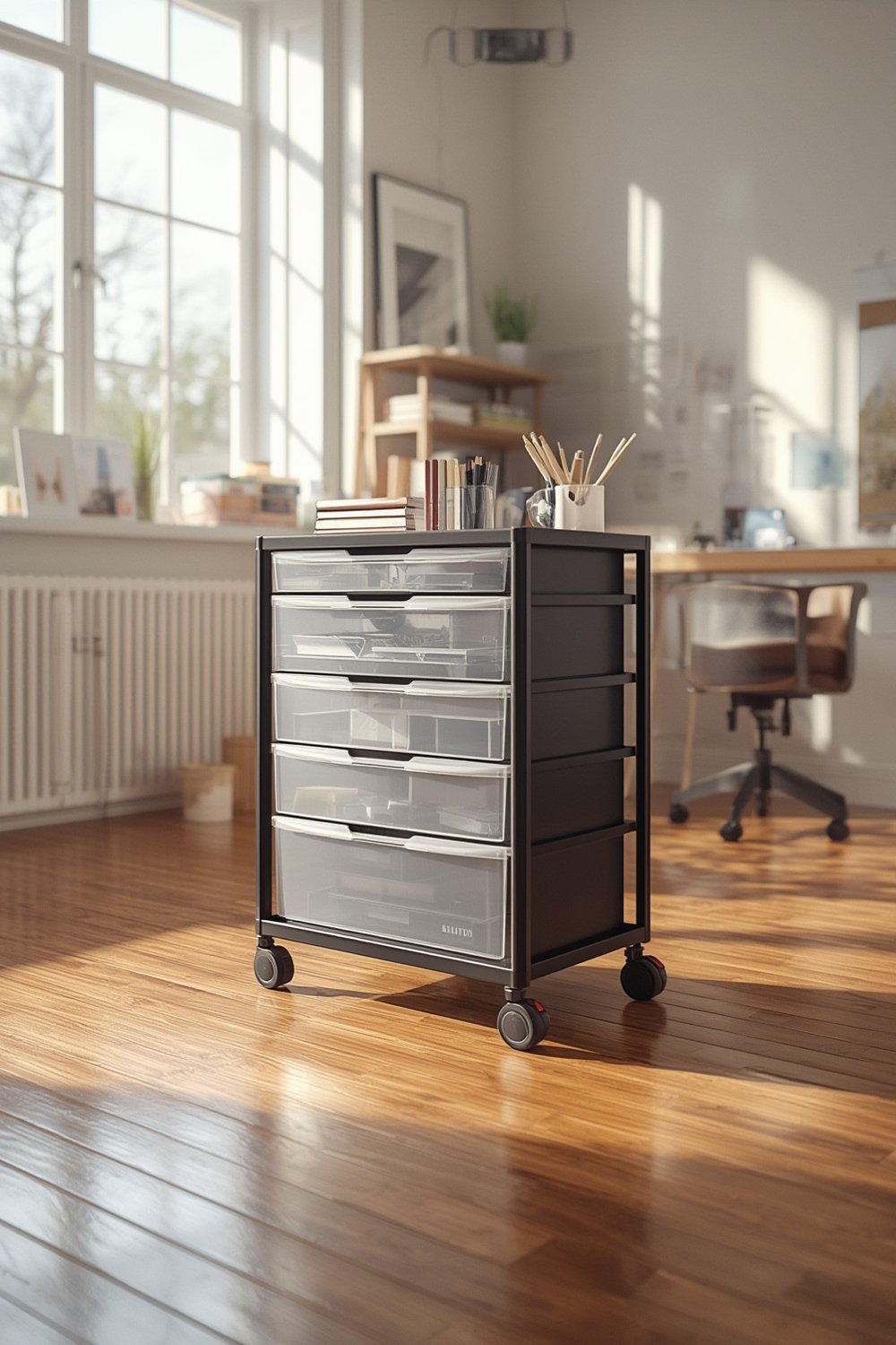 Should You Buy the IRIS USA 10-Drawer Rolling Cart for Crafts? 1 storage cart product view
