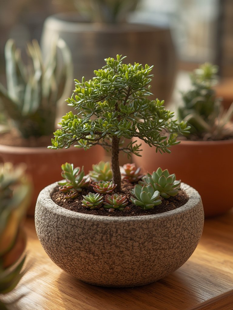 shallow planter in action