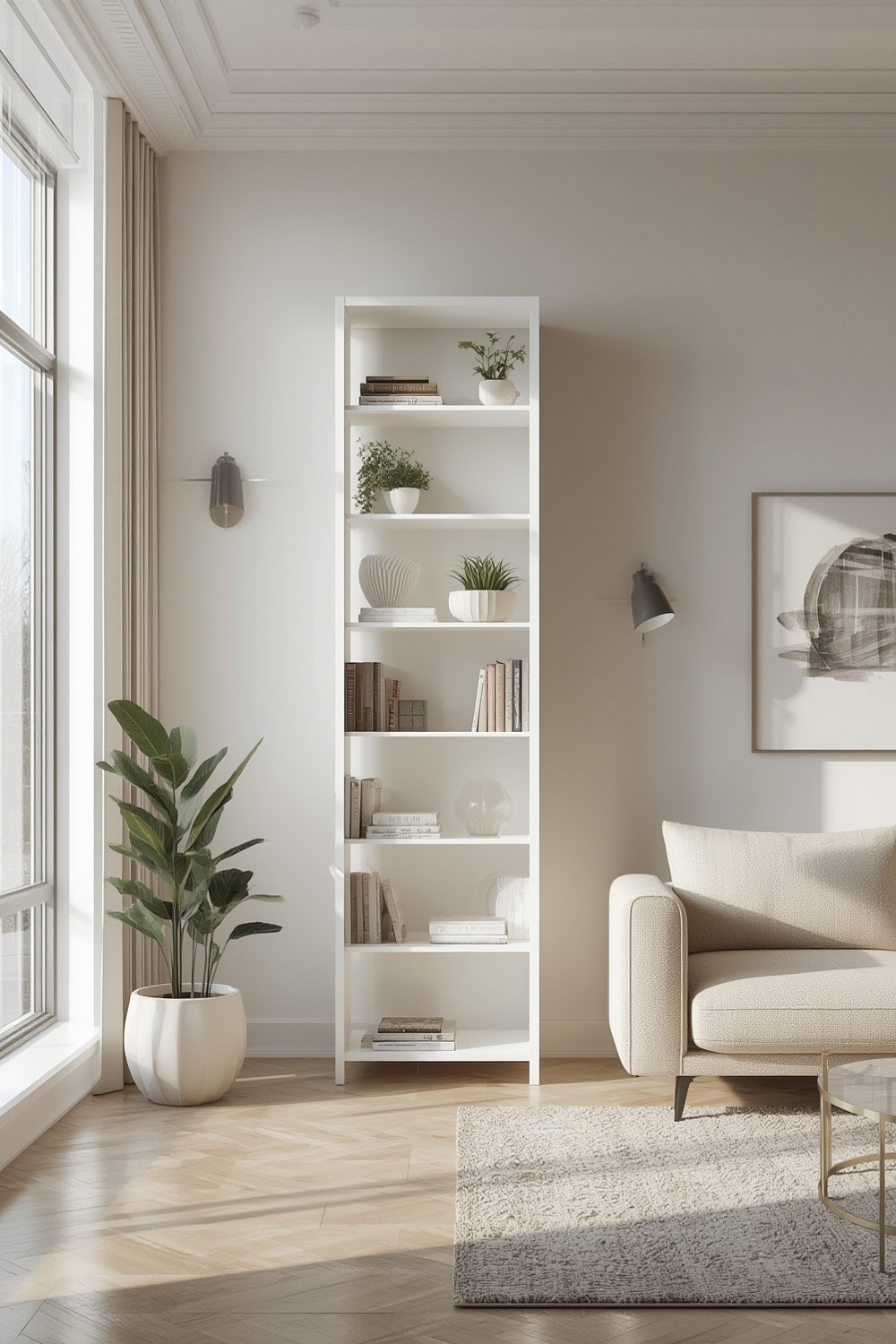 tall bookshelf product view