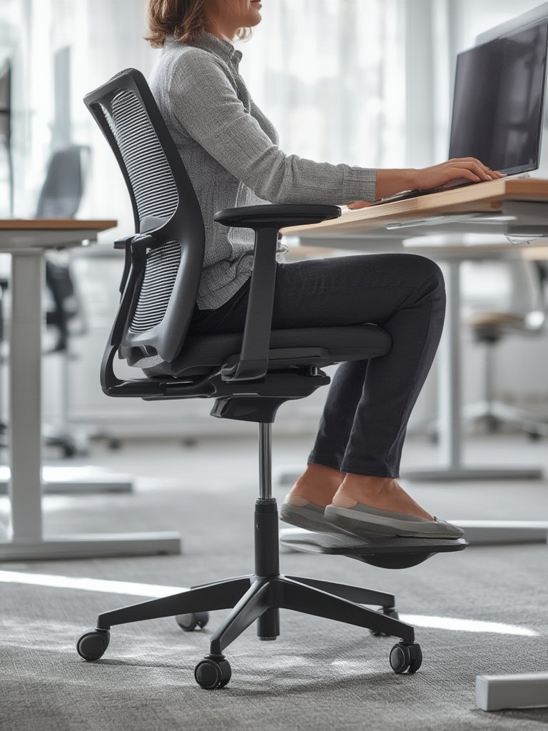Is the Marsail Drafting Chair Worth Buying for Standing Desks? 2 drafting chair in action
