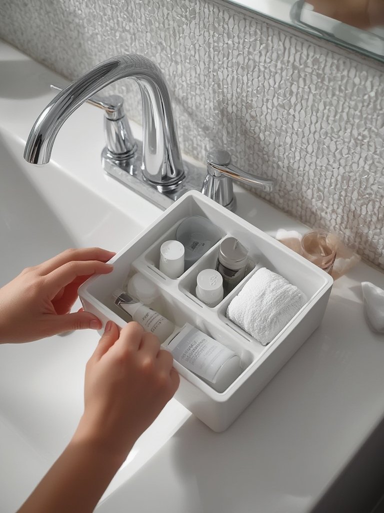 Target Bathroom Organizer Ideas: Clear Under-Sink Clutter and Make Mornings Faster 3 target bathroom organizer - Illustration 2