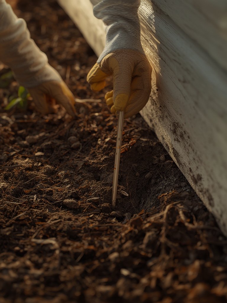 termite stakes in action