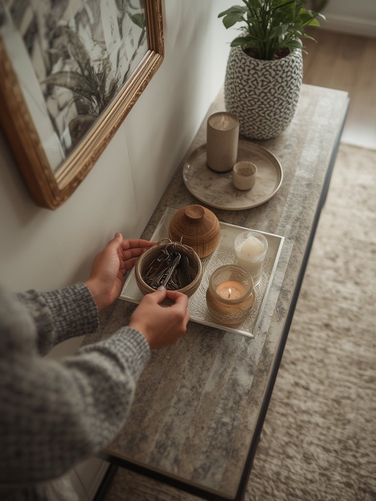 Thin Entryway Table: How to Keep a Narrow Foyer Functional Without Blocking the Walkway 3 thin entryway table - Illustration 2