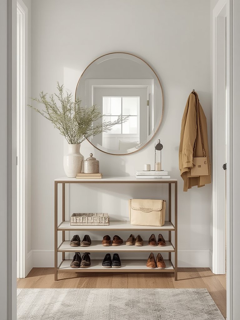 Thin Entryway Table: How to Keep a Narrow Foyer Functional Without Blocking the Walkway 4 thin entryway table - Illustration 3