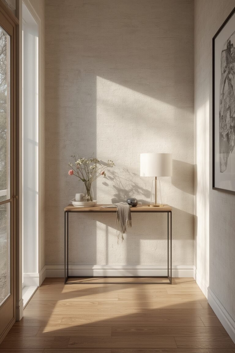 Thin Entryway Table: How to Keep a Narrow Foyer Functional Without Blocking the Walkway 13 thin entryway table