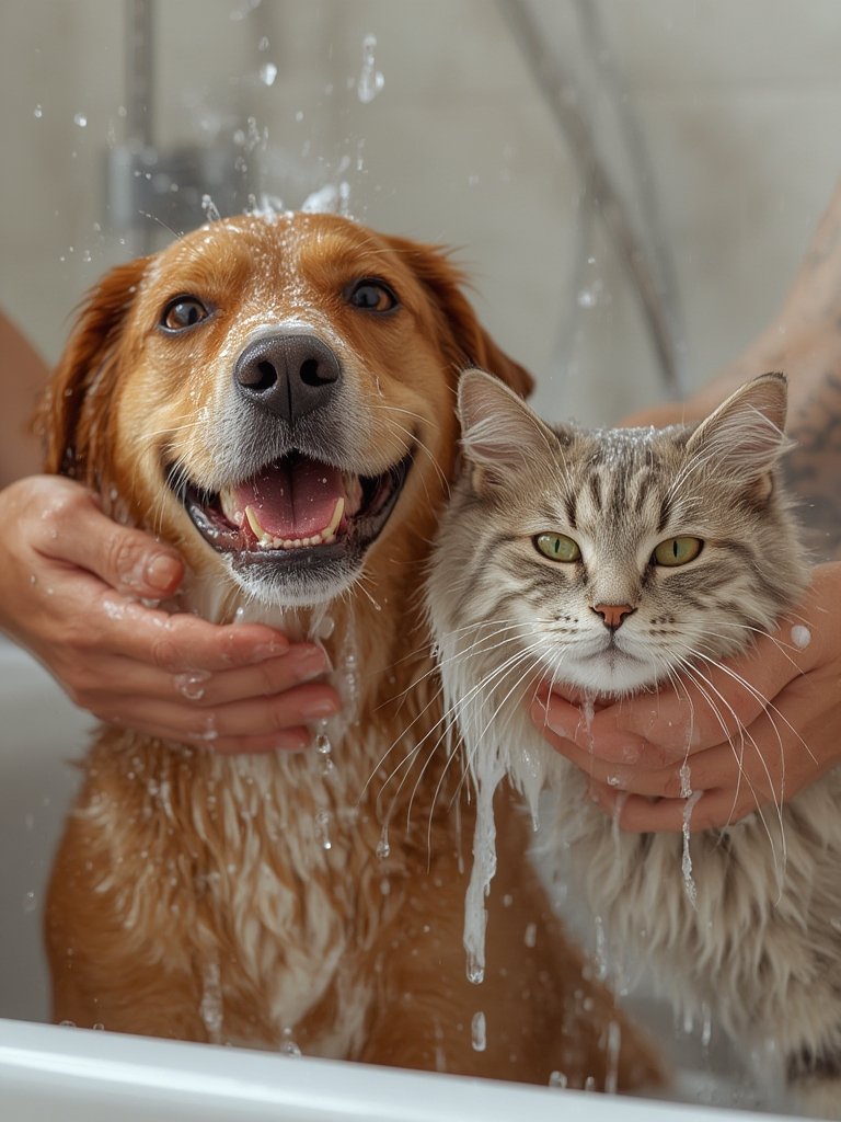 Should You Buy Veterinary Formula Flea and Tick Shampoo for Your Pet’s Flea Problems? 2 flea shampoo in action