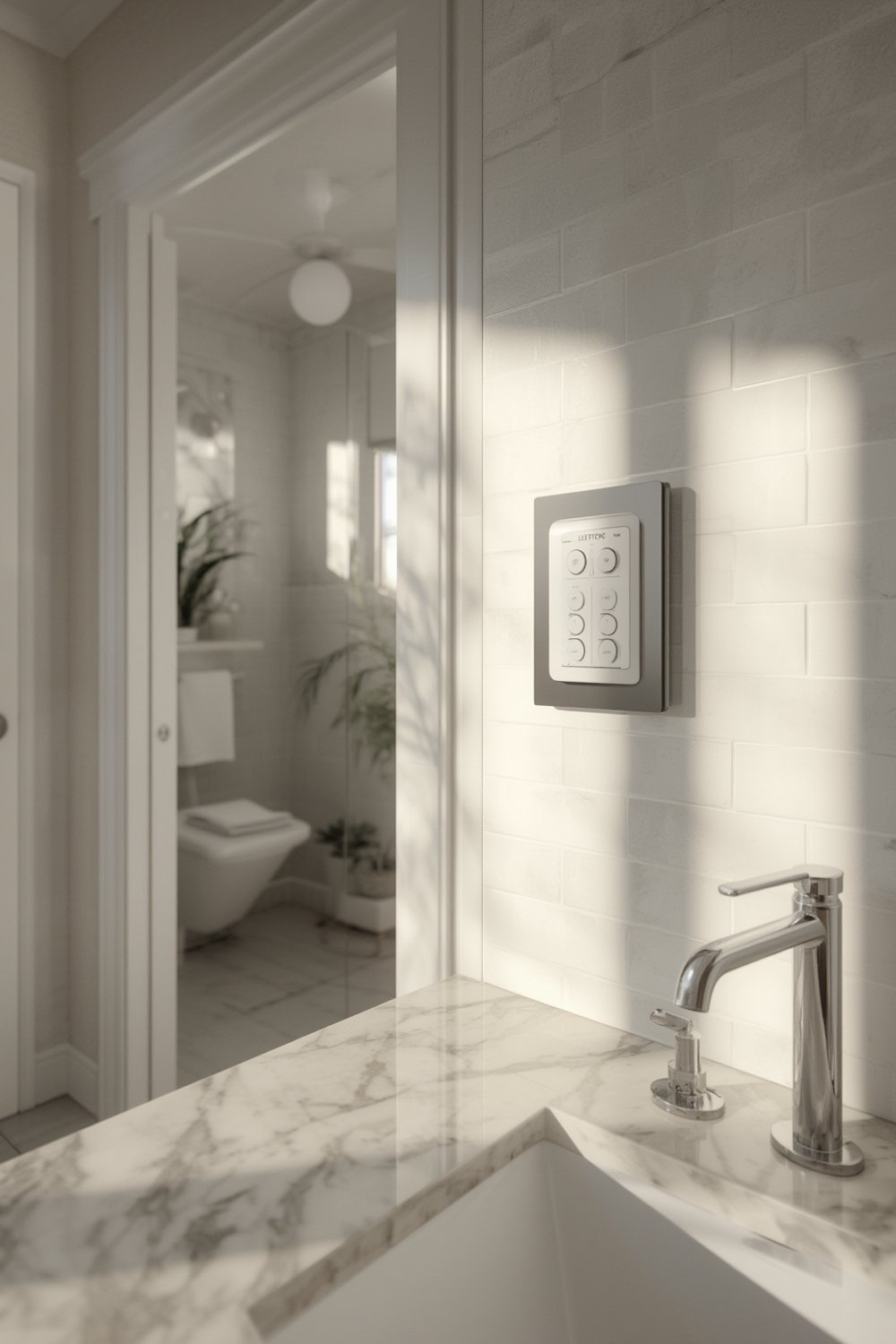 Leviton Countdown Timer Switch: No-Neutral Install for Bathroom Fans & Lights (10–60 Min) 1 timer switch product view