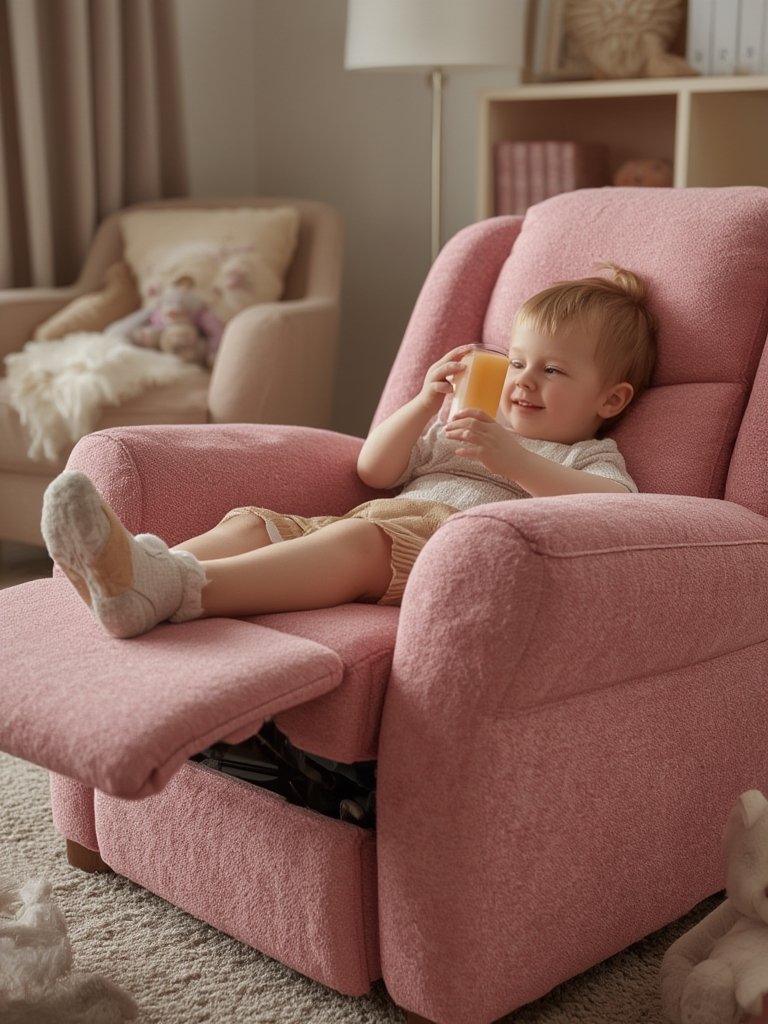 Costzon Kids Recliner Review: Worth It for Toddlers? 2 kids recliner in action