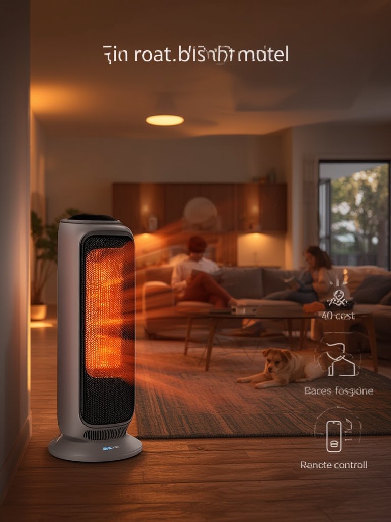 ceramic heater in action