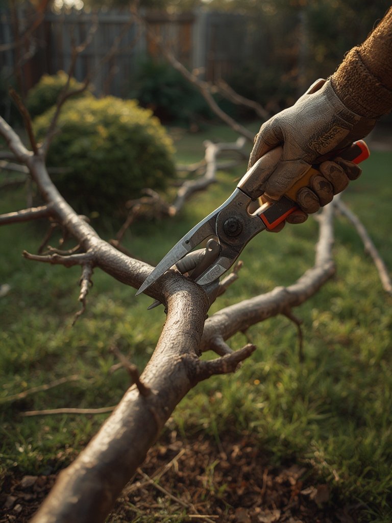 bypass lopper in action