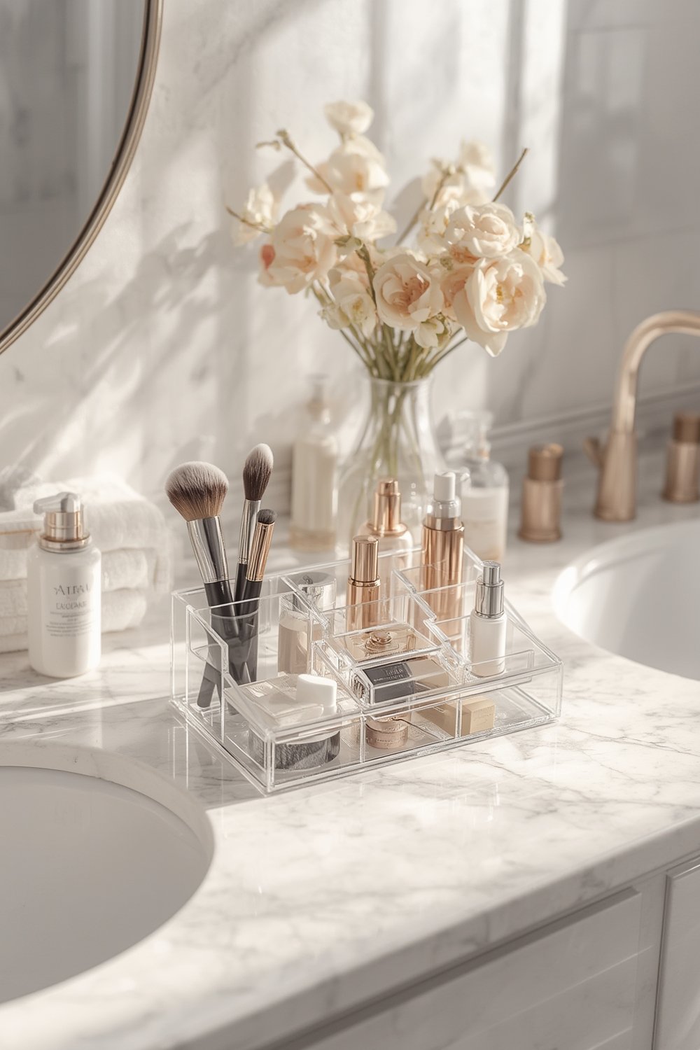 iDesign Makeup Organizer Review: Worth It for Small Vanities? 1 vanity organizer product view