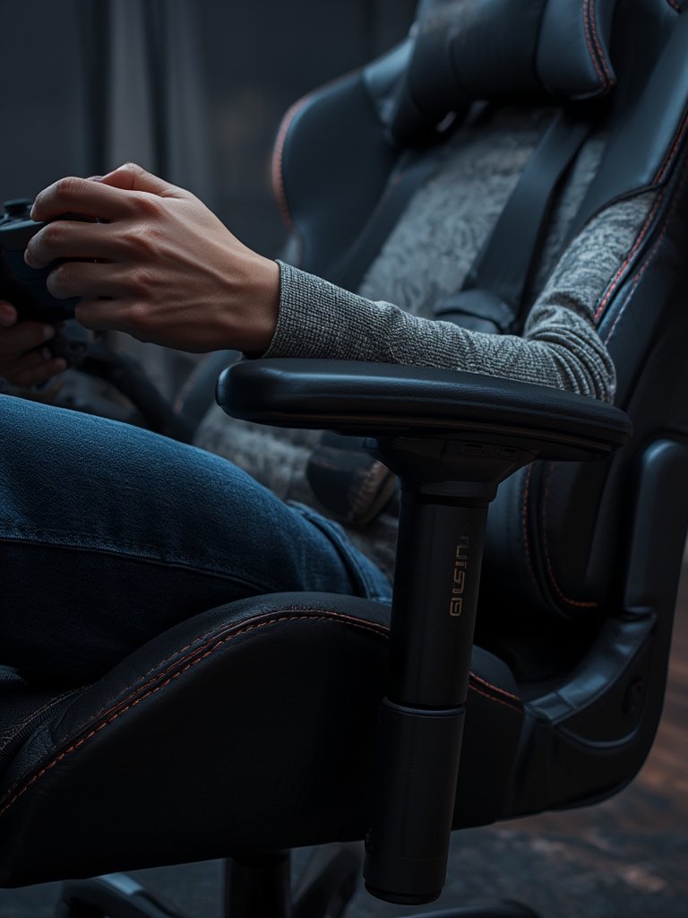 gaming chair in action