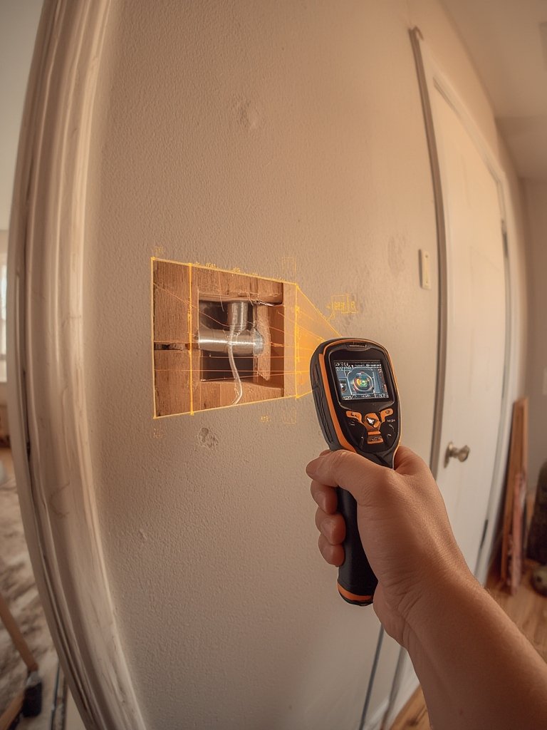 Stud Finder in action